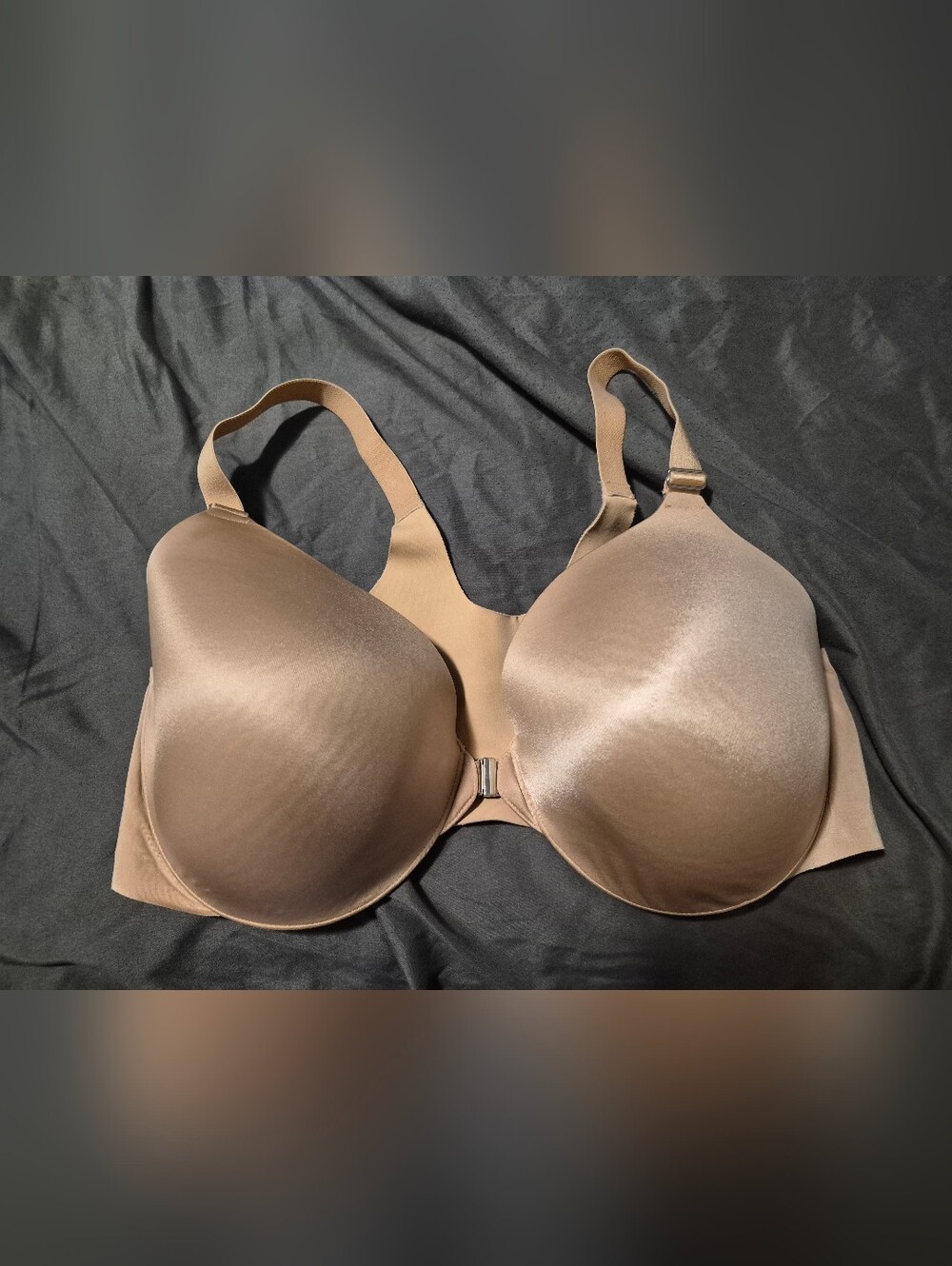 Soma Smooth Front-Close Bra in Nude Brown